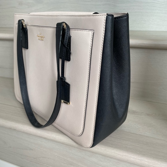 Authentic Kate Spate purse. Cream and black. - Picture 3 of 10